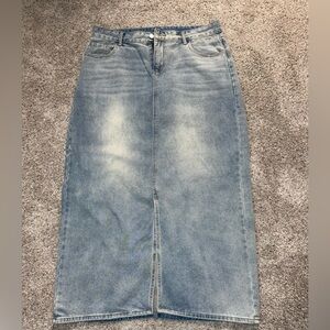 Petal & Pup Blue Denim Skirt